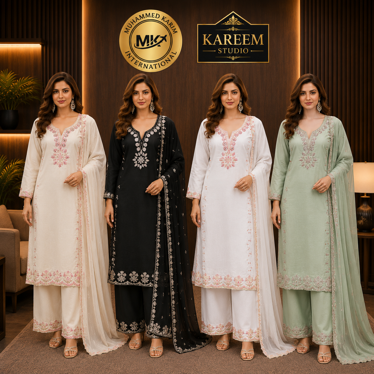 Mirror Work Salwar Kameez