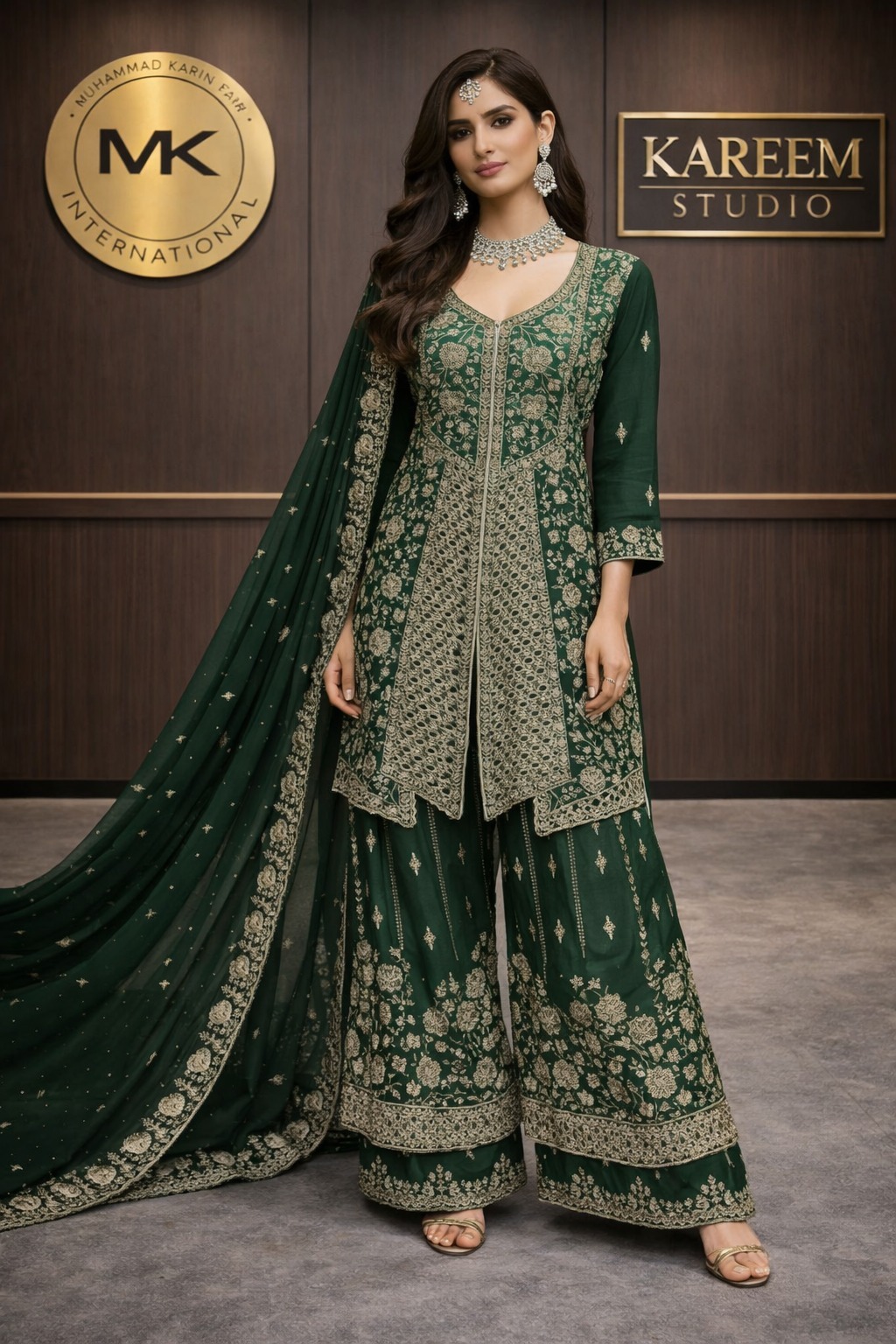 Embroidered Georgette Salwar Suit