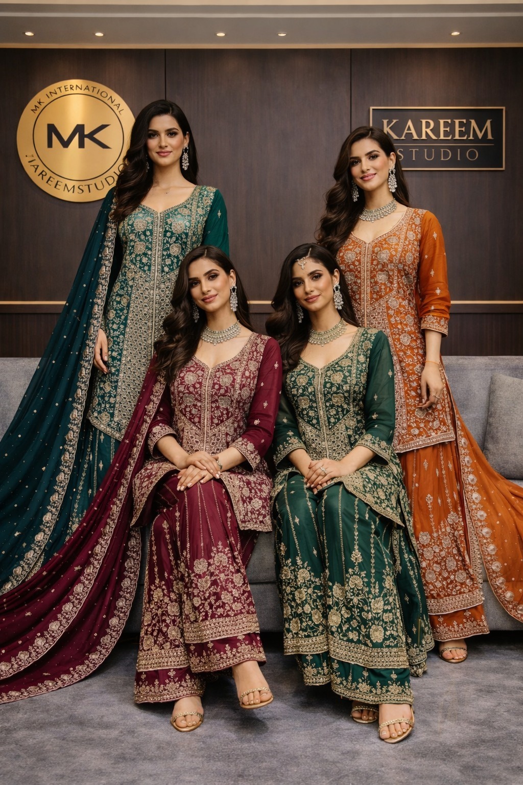 Fancy Chiffon Suit Set